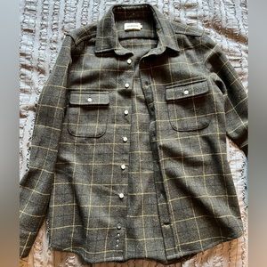 Taylor Stitch Wool Button Up Shirt/Shirt Jacket